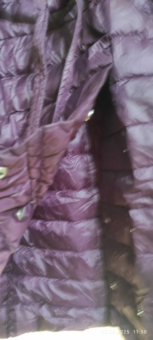 Пальто пуховик з справжнього пуху