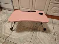 Nowy różowy stolik podstawka pod laptopa