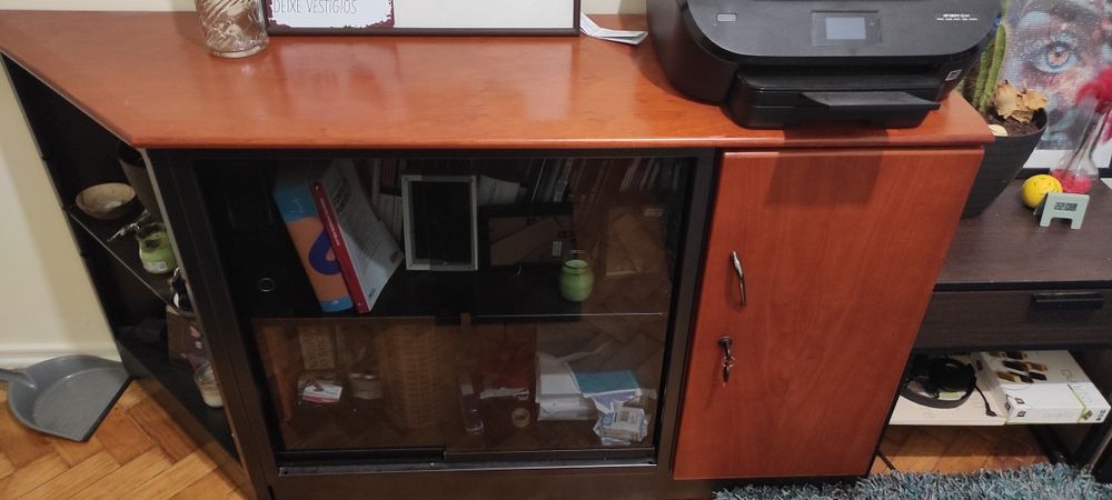 Móvel sala com vidro