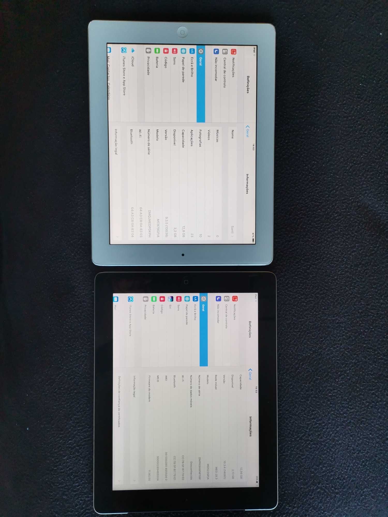 Ipad2 (A1395) e Ipad4 (A1460)