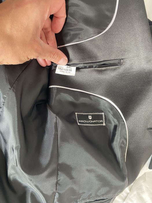 Smoking Ślubny Super Slim Prowokator 182/108/96  54L