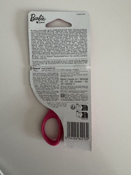Tesoura Barbie maped