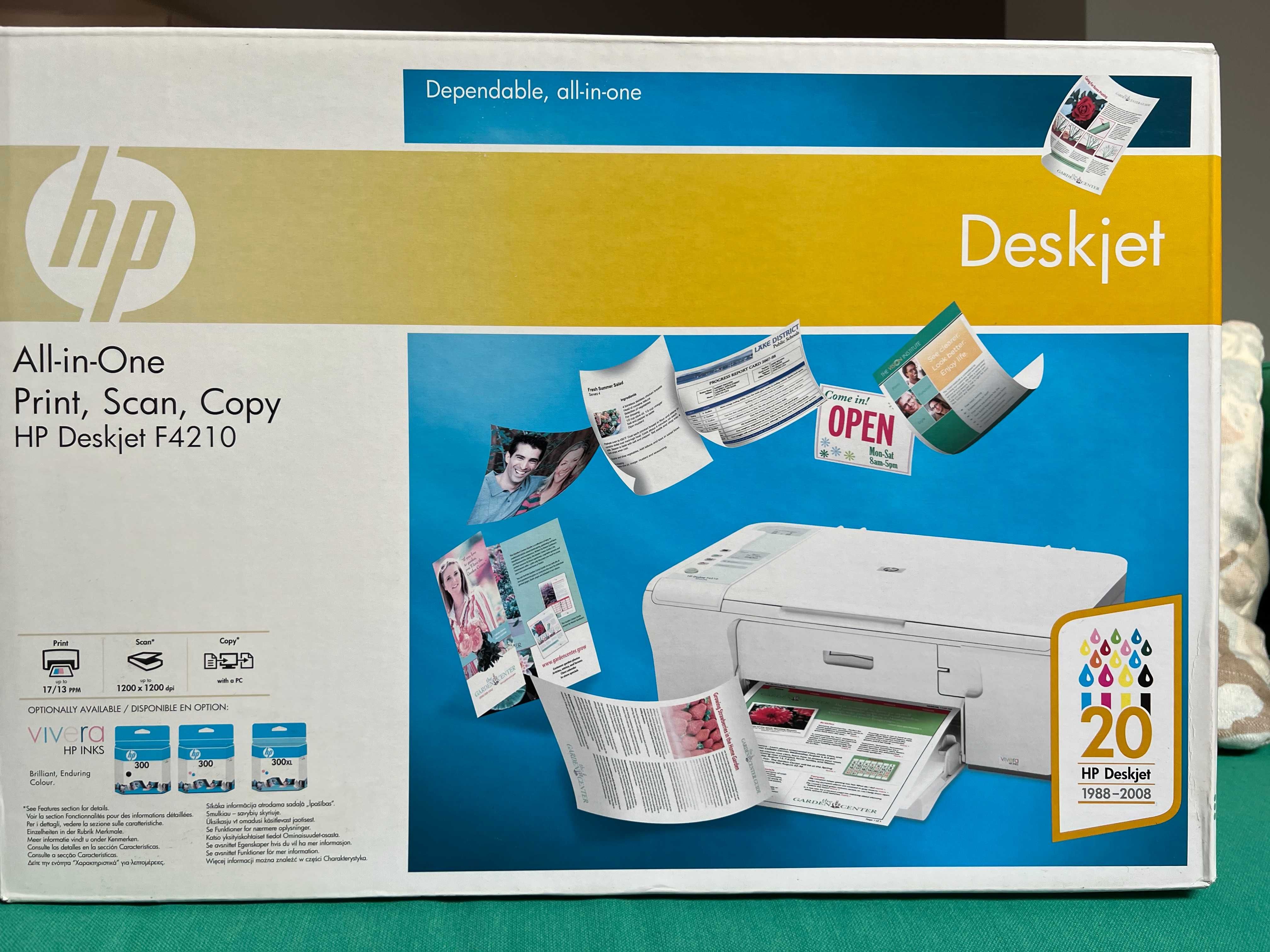 PC Intel Core2 Duo E8400 + Radeon HD6790 + HP Deskjet F4210 All in One