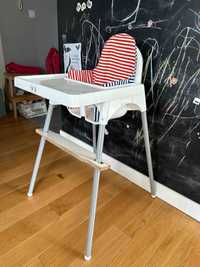 Krzesełko do karmienia Ikea Antilop + dużo dodatków