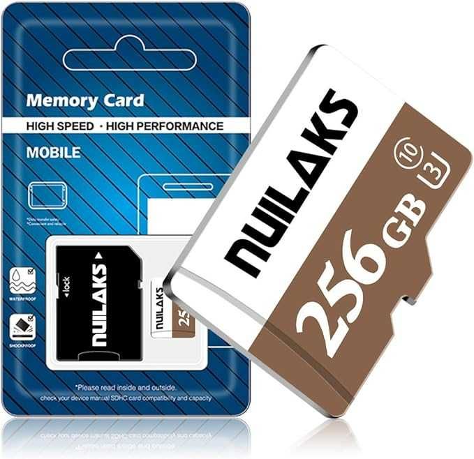 Karta micro SD 256 GB Card Class 10 TF,