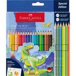 Kredki Grip 2001 Dinozaury 24 kol. FABER CASTELL Faber Castell blister