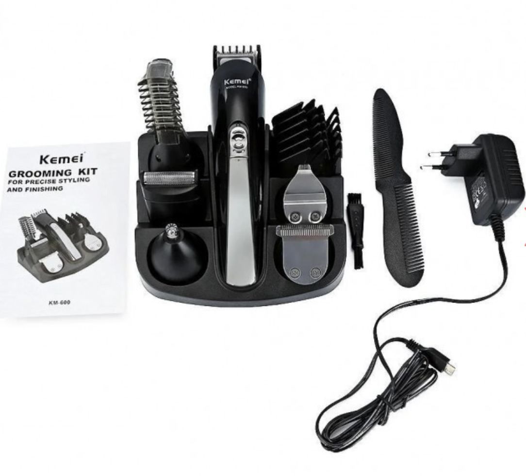 kemei km-600 11 в 1 профессиональный набор для стрижки волос