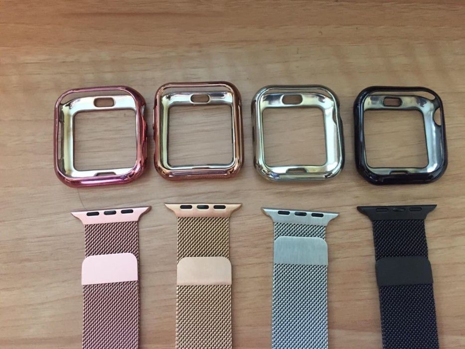 Ремешок Миланская петля+чехол для Apple Watch series 8-1 Эппл вотч