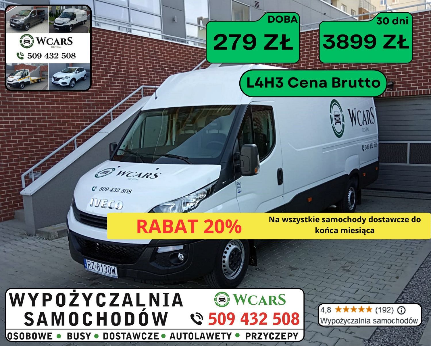 Wynajem busa Wypożyczalnia busów bus wynajem aut długoterminowy Iveco