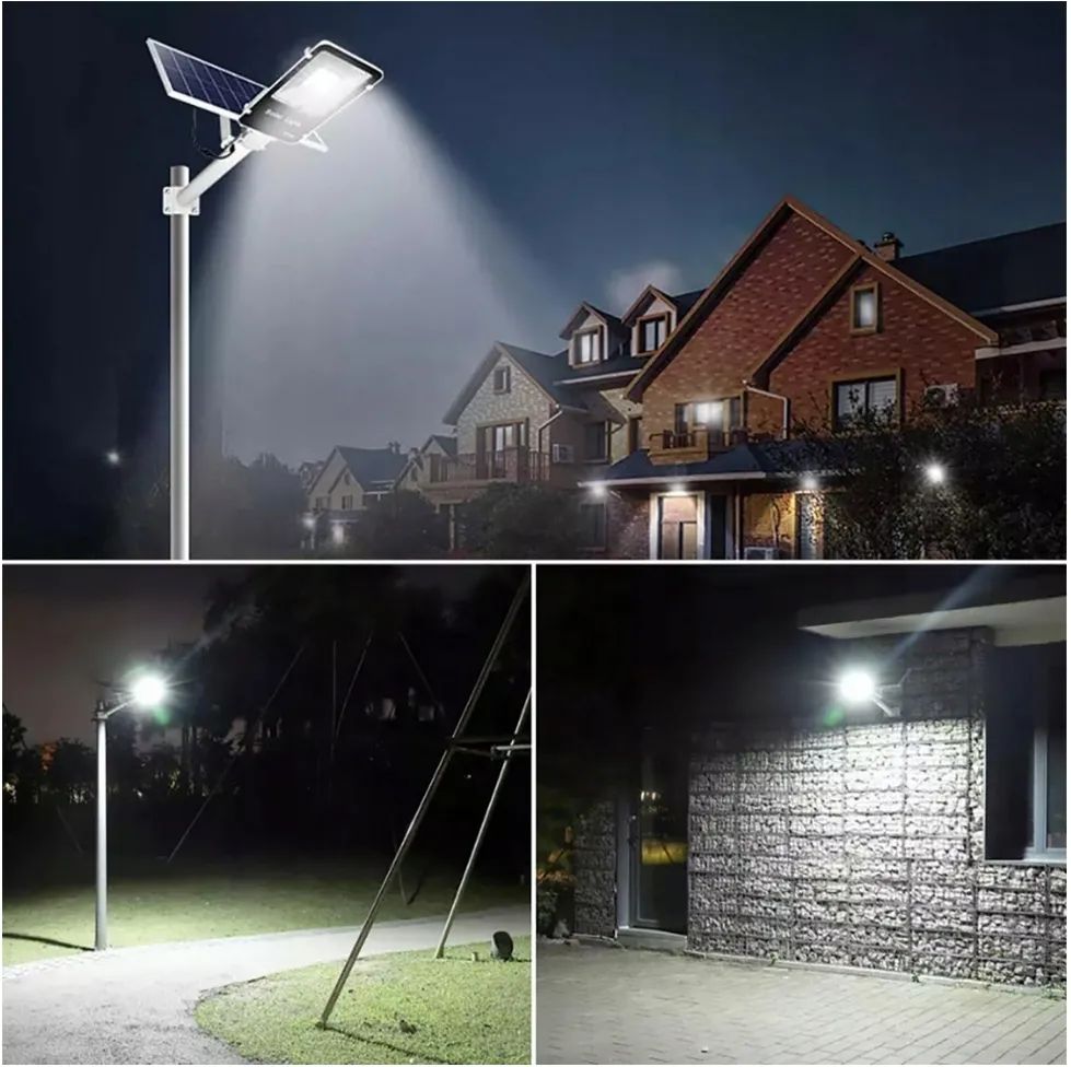 LAMPA SOLRANA Uliczna solarna 1014 led panel uchwyt pilot 2800w