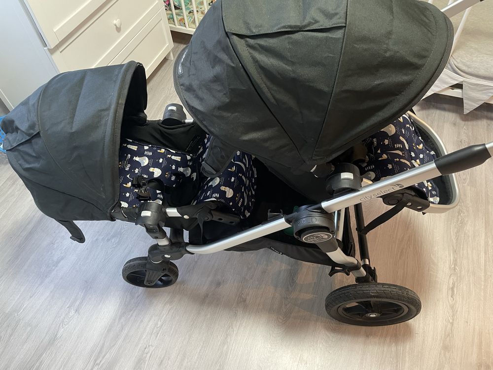 Wózek bliźniaczy baby jogger city select double