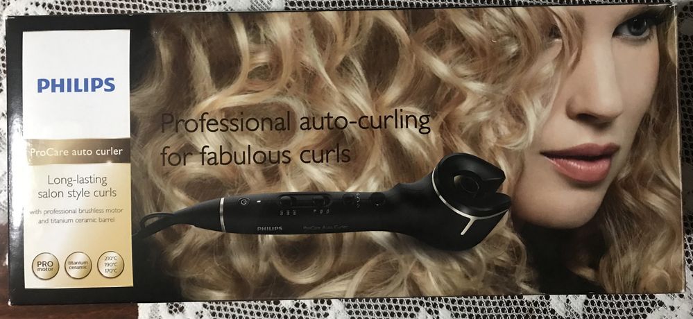 Машинка для завивания волос PHILIPS ProCare auto curler HPS940 новая
