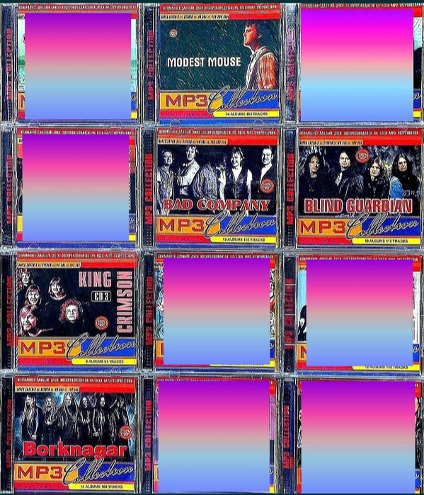 MP3 диски Rock, Metal, Pop, Disco. Большой ассортимент!