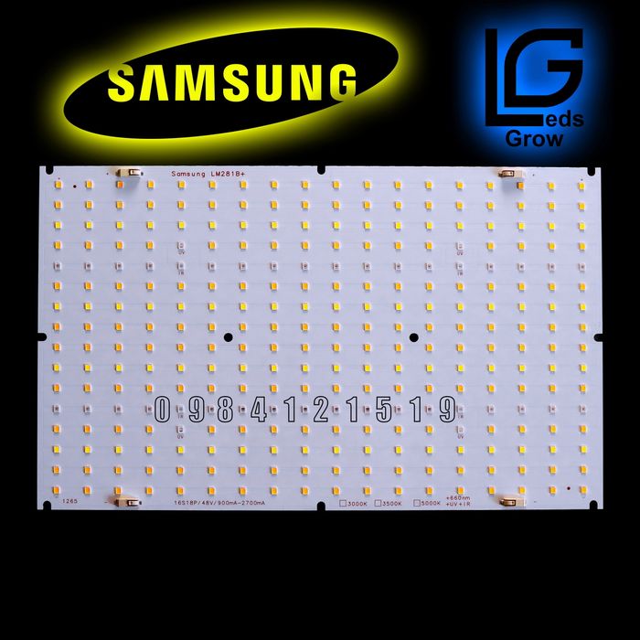 130W Quantum Board SAMSUNG фитолампа фито квантум борд лампа lm281b+
