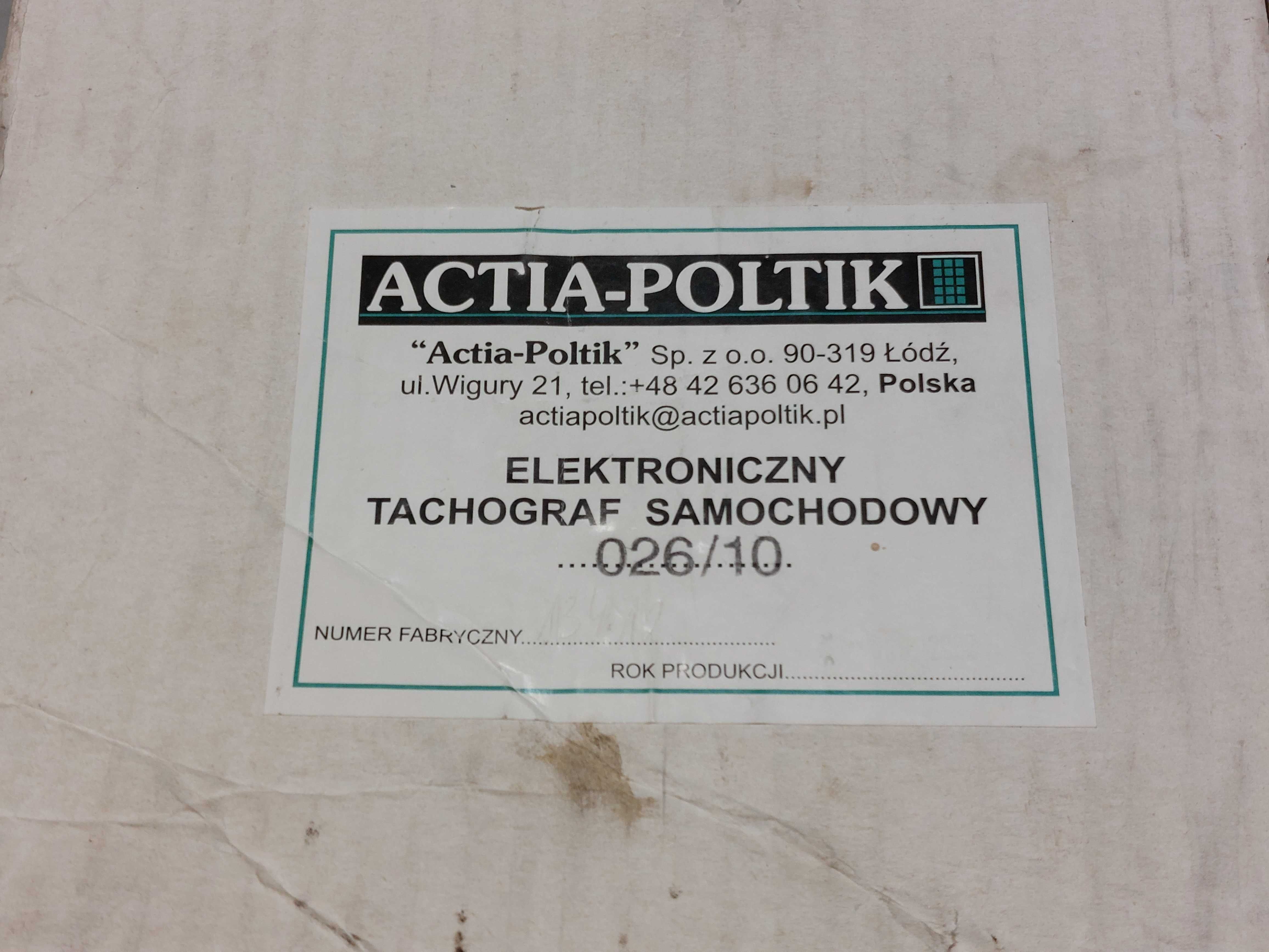 Tachograf Star kpl. nowy ACTIA 1:675