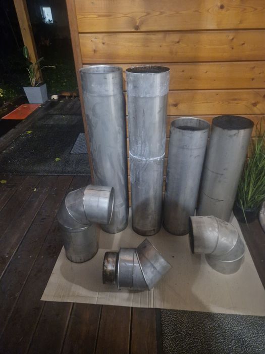 Труба димоходу 200 мм, нерж сталь 0,5 мм