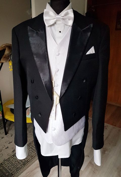 Frak męski  S-M plus dodatki