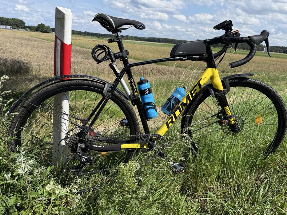 Rower Gravel Romet Boreas 1, 28” rama 56 L czarno żółty