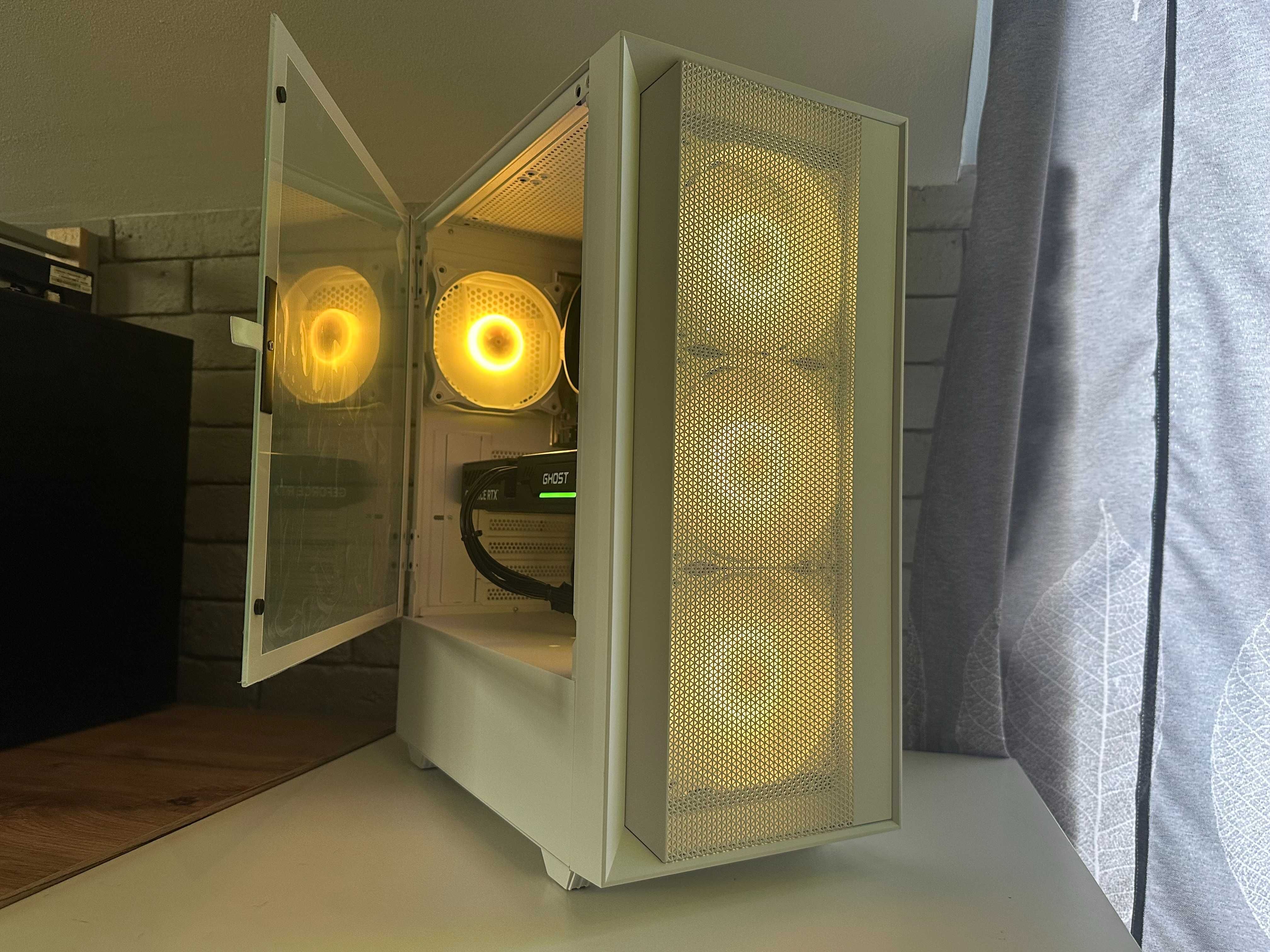 Komputer RTX 5060/Ryzen 5 5500/ARGB/16GB RAM DDR4/Biały/GAMINGOWY
