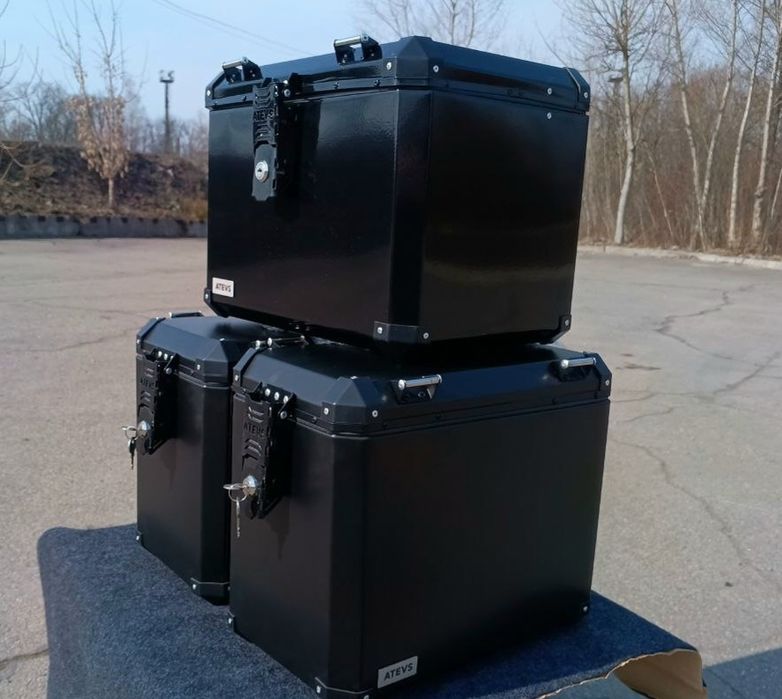 Комплект експедиційних кофрів ATEVS – Надійні, з м’якою внутрішньою об