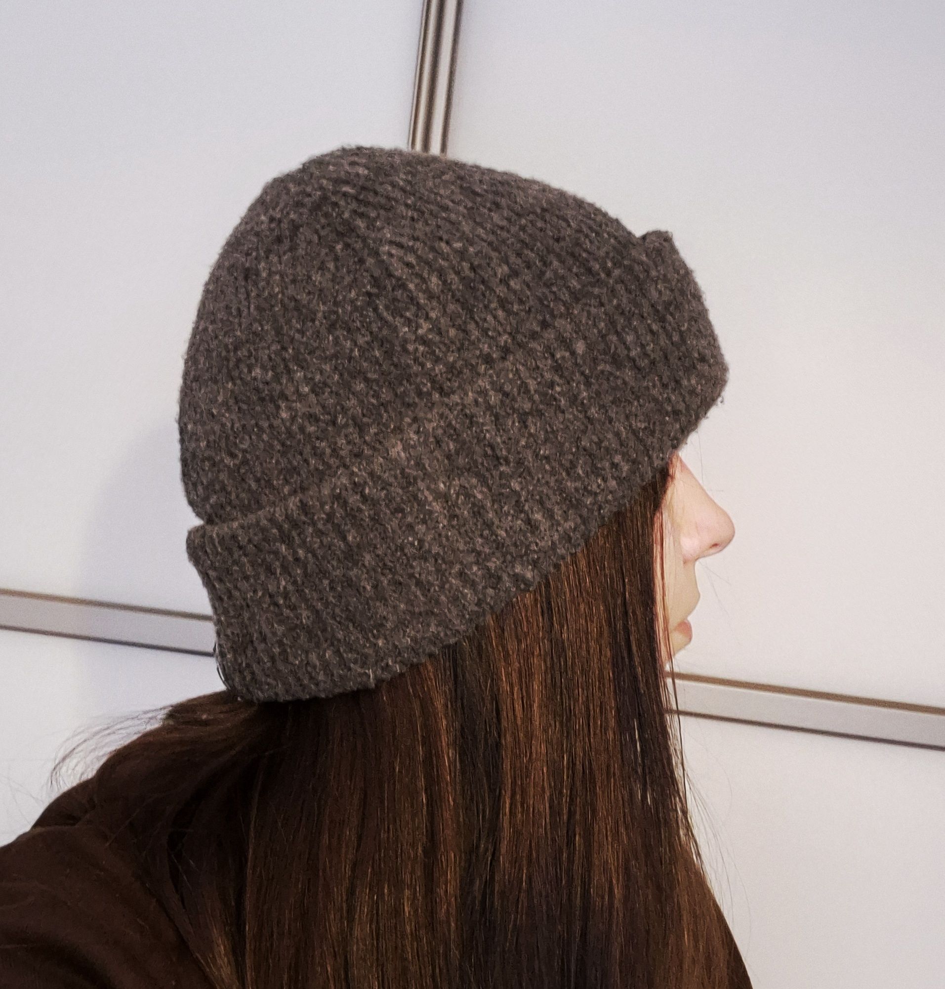 Czapka szara zimowa beanie