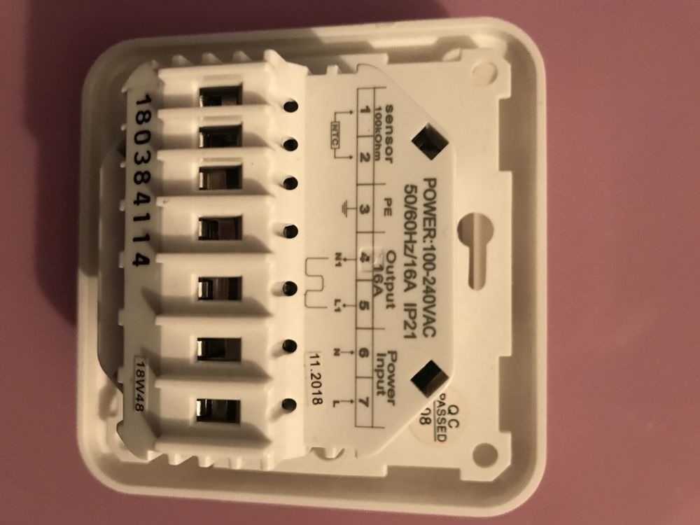 Termostat LCD Blyss programowalny