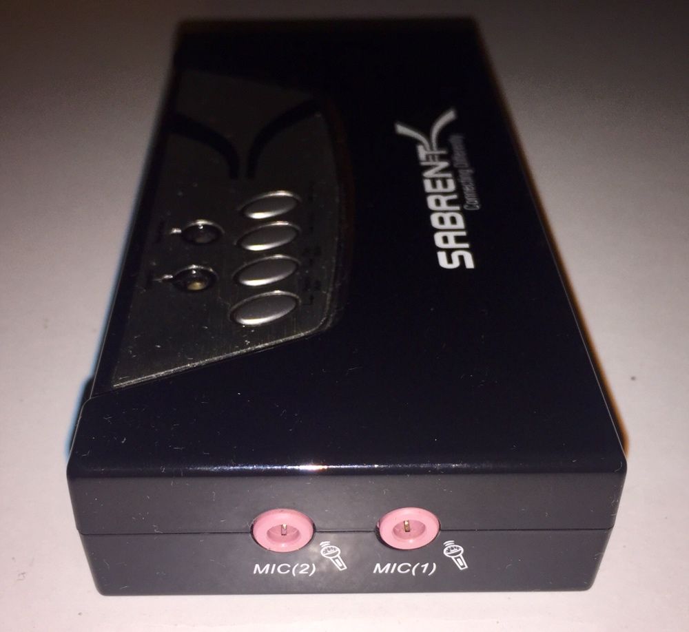 Sabrent Sound Card SND8 8-Channel USB 2.0 External 7.1 Sound Box