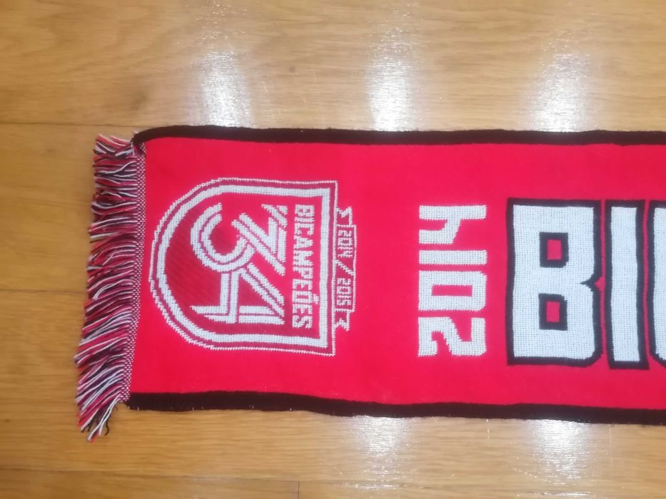 Cachecol Bicampeões - SLB Sport Lisboa e Benfica Bx6