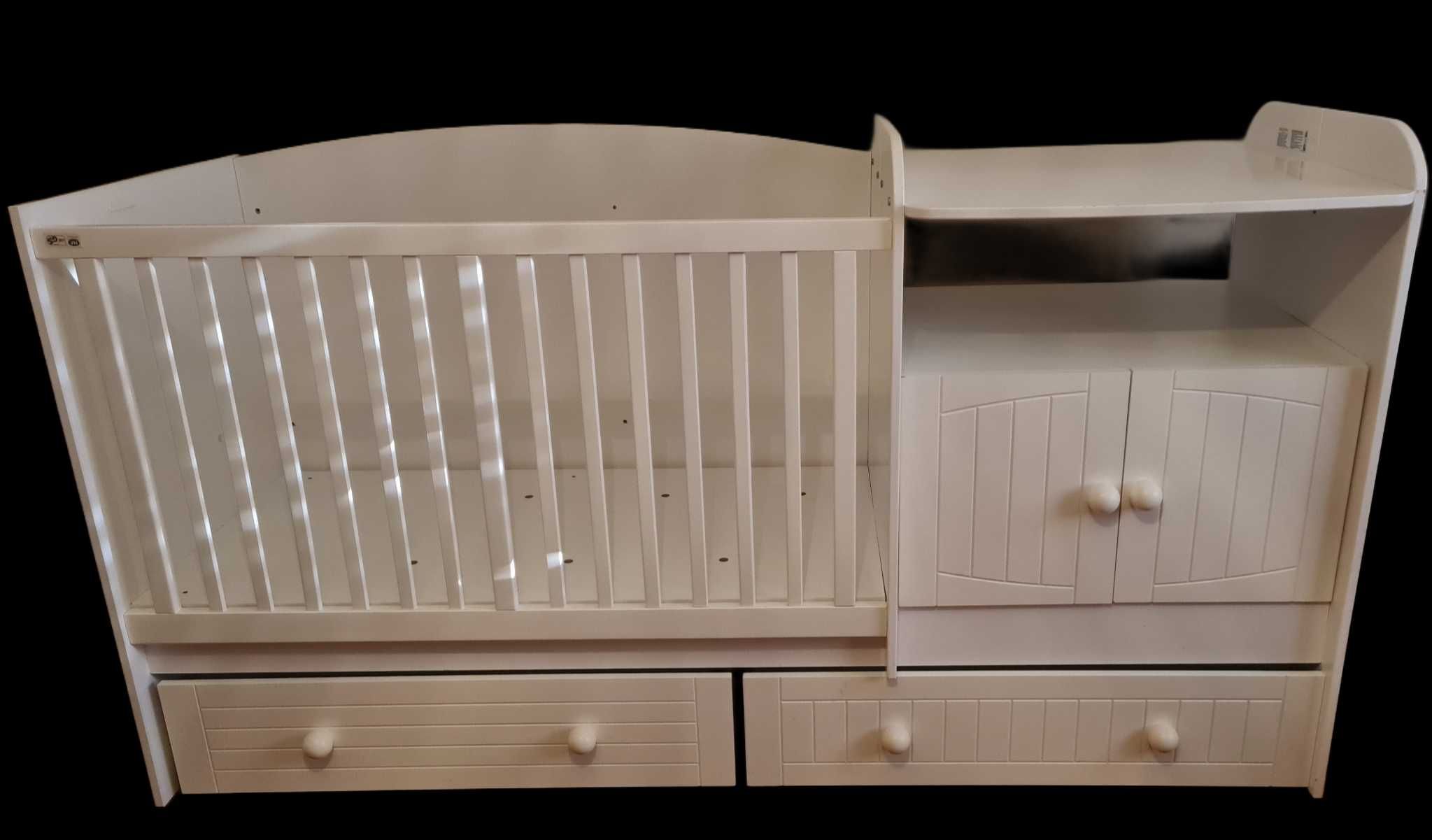 Cama Evolutiva com mulda fralda 1.20x60