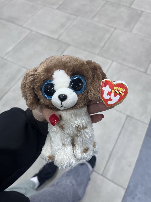 Мягкая игрушка TY Beanie Boo's Пятнистый щенок Muddles 15 см
