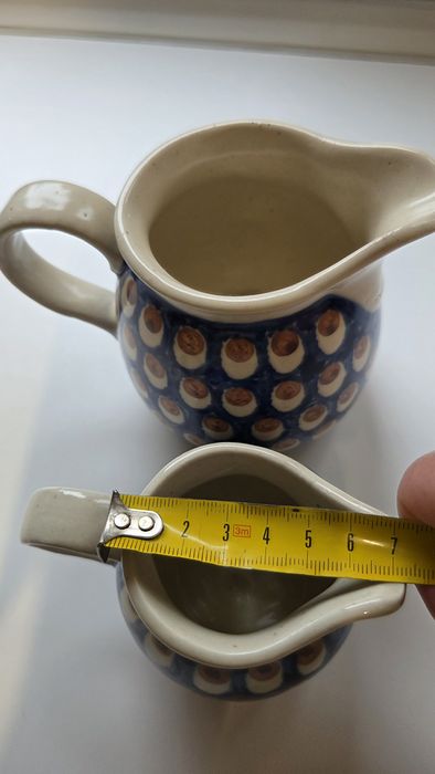 Dzbanek ceramiczny 2 sztuki stare PRL