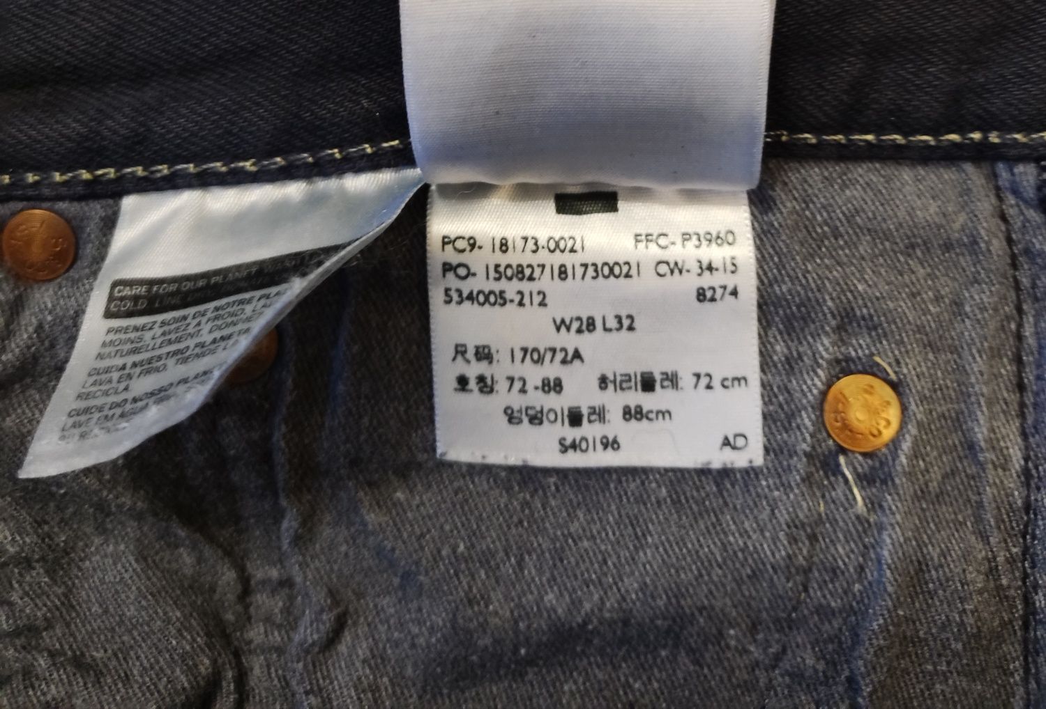 Levis 501 CT  w28