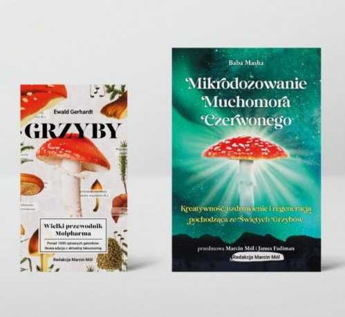 Grzyby + Mikrodozowanie Muchomora czerwonego - Baba masha - 2 książi