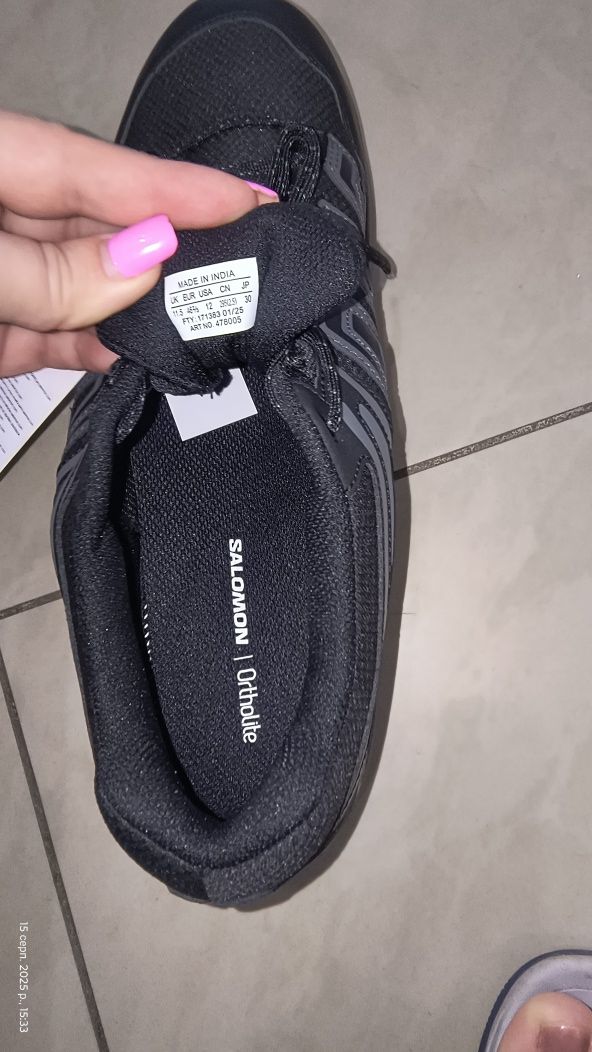ОРИГІНАЛ Кросівки Кроссовки SALOMON NO 478005 US 12 29.см трекінгові