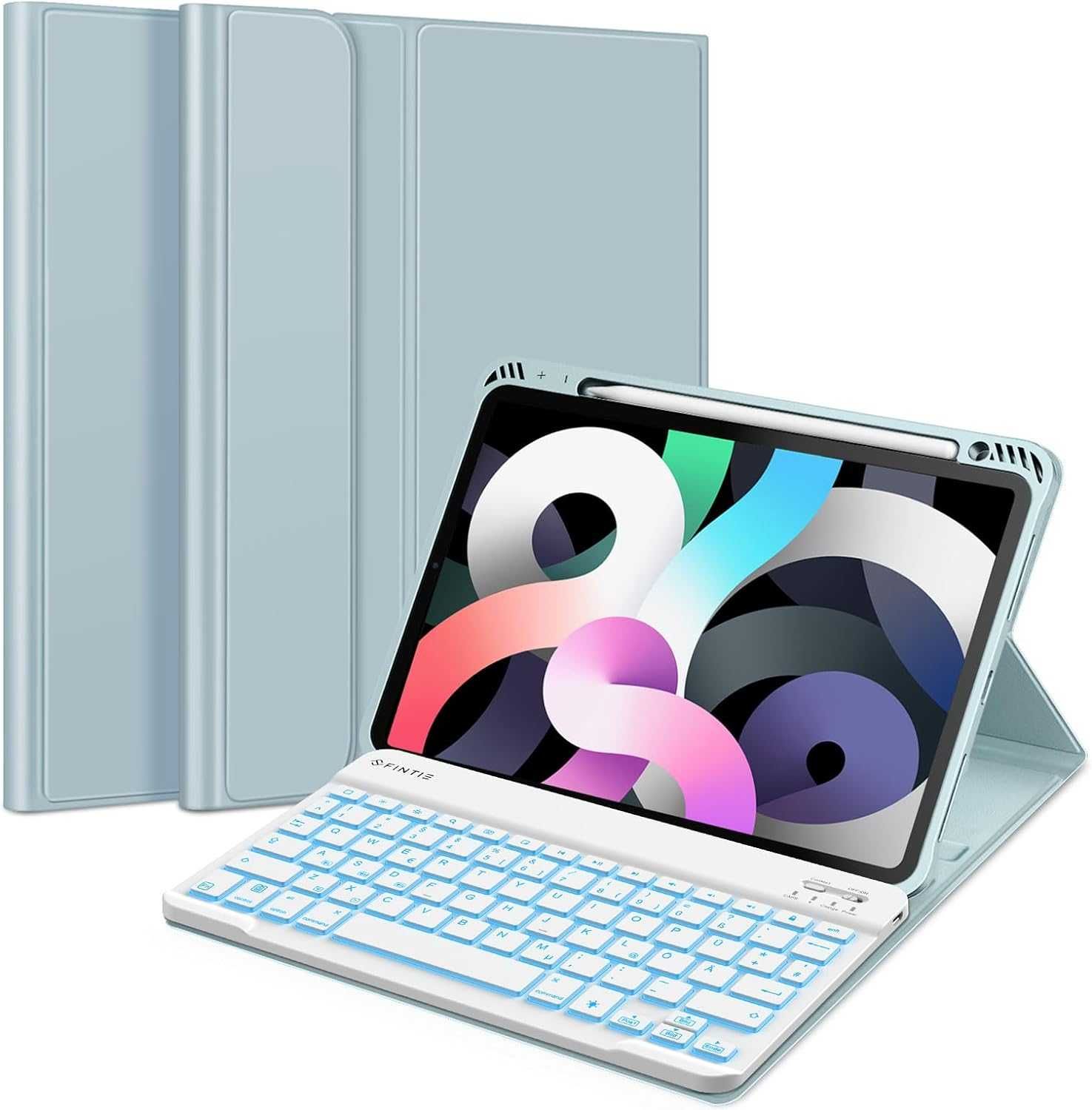 Etui iPad Air 5 gen 2022/iPad Air 4 gen 2020, iPad Air 10.9 QWERTZ