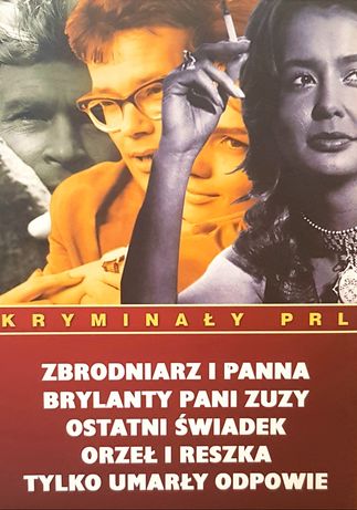 Stare filmy DVD zestaw 5 kryminałów z PRL