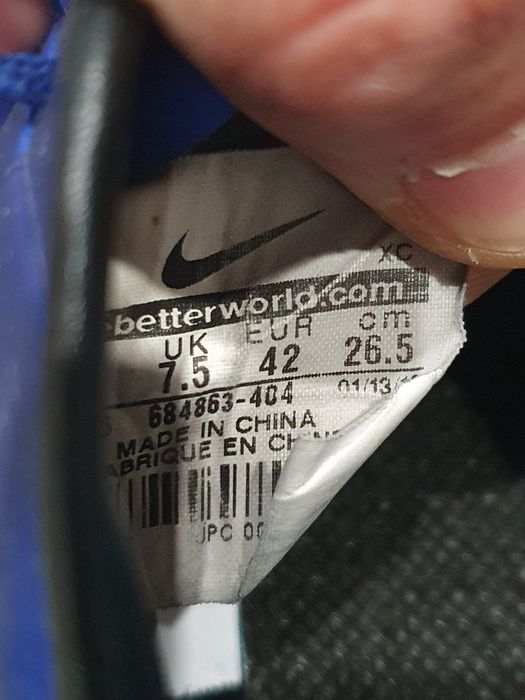 Półprofesjonalne Pro korki Nike Mercurial Veloce II FG 42