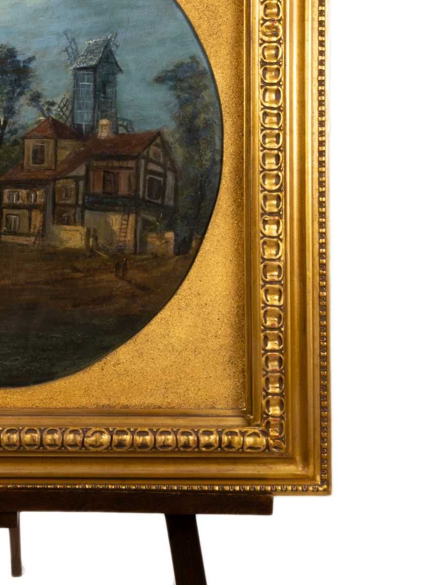 Pintura moinho Bretanha século XIX | Romantismo