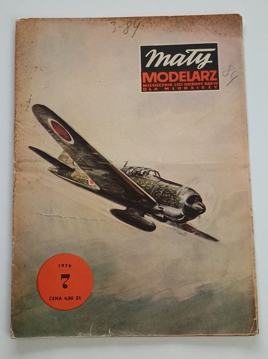 Mały Modelarz Nr 7/1976 - Samolot Myśliwski ZERO