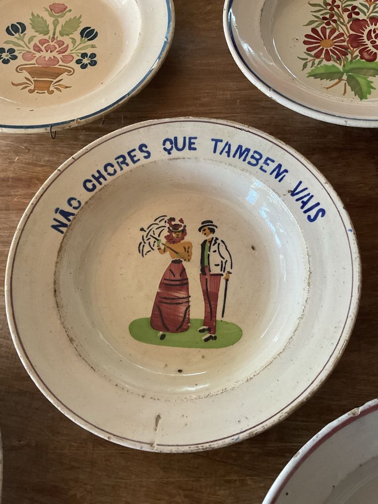 Prato falante faiança