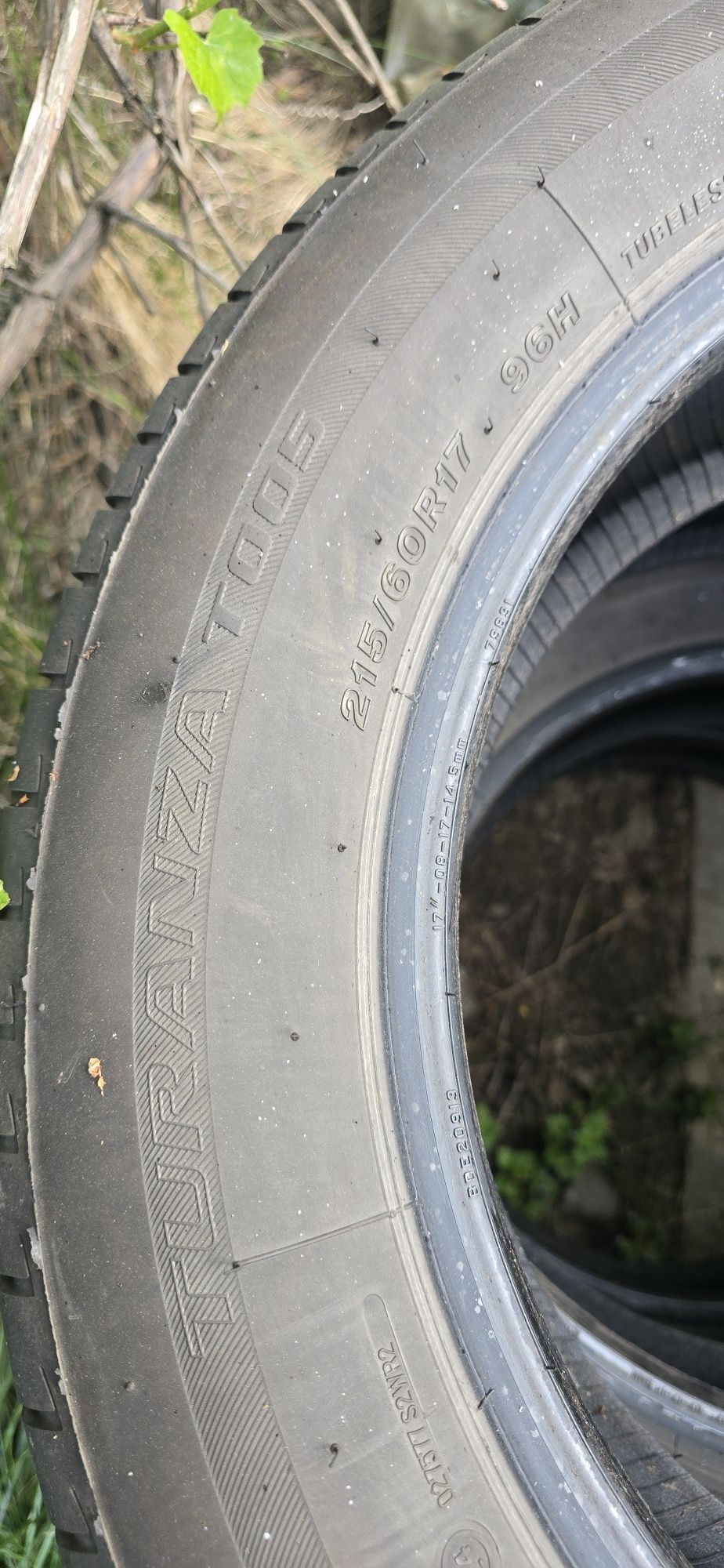 4 opony bridgestone turanza t005 215/60r17