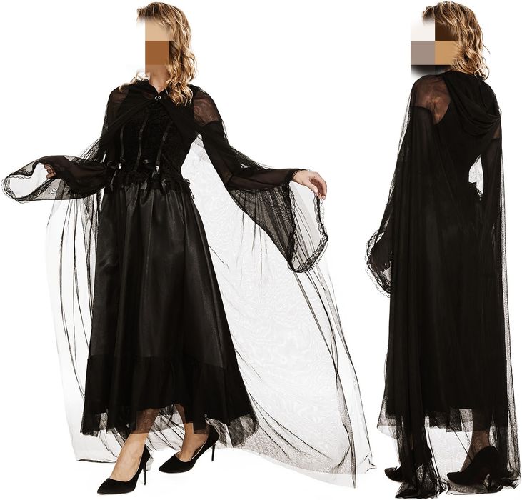 Kostium Halloween zombie panna młoda czarownica cosplay ŁB6