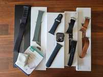 Apple Watch Series 9 41mm Graphite, Stal nierdzewna, Cellular [ZESTAW]