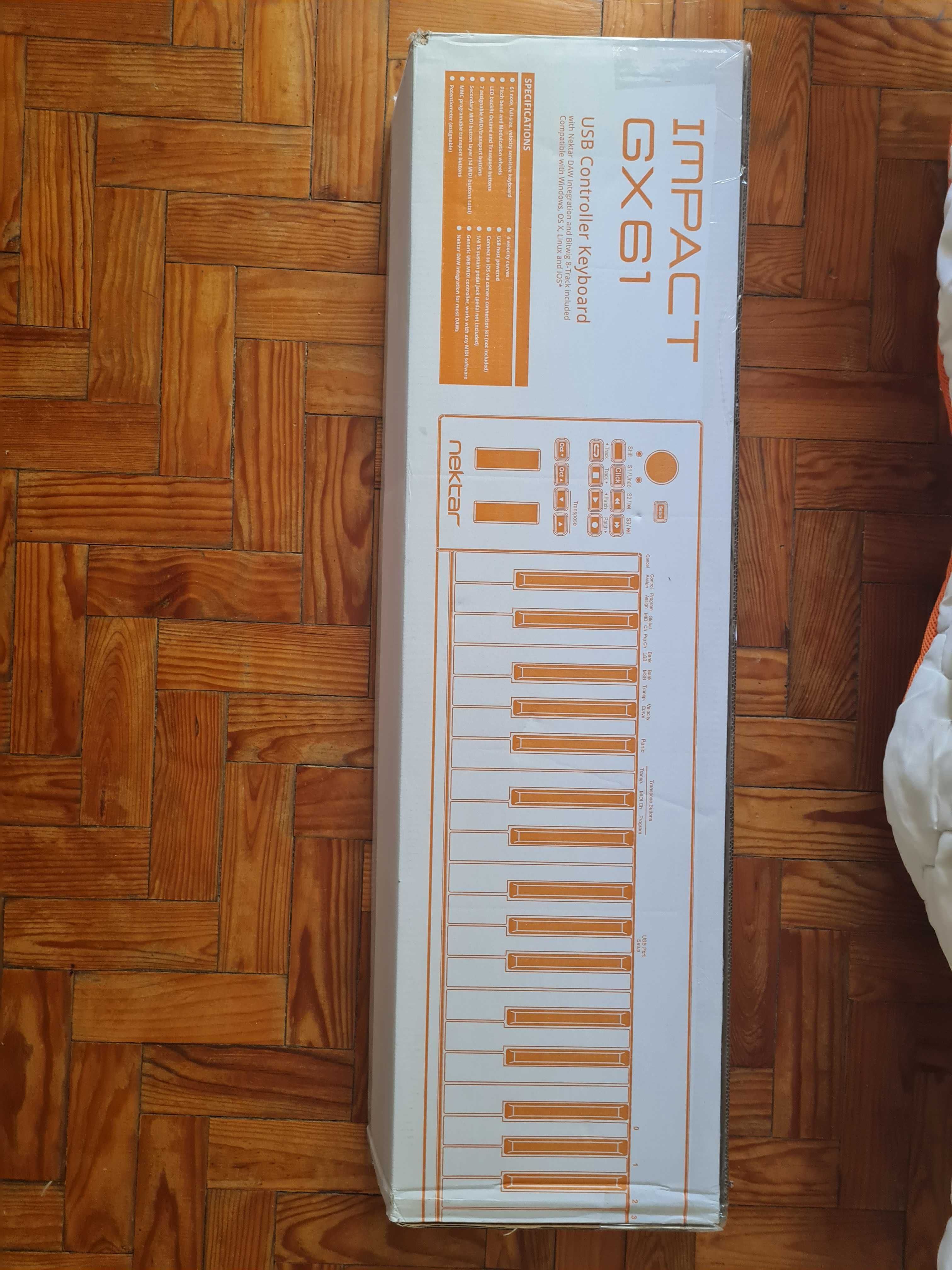Teclado MIDI Nektar Impact GX61 [COMO NOVO]