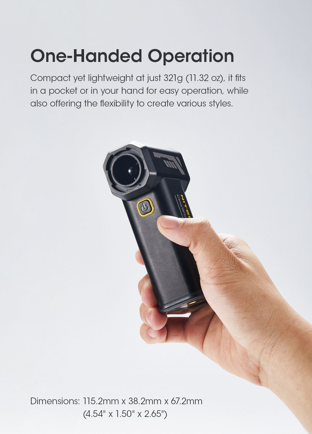 Nitecore CW20 42м/с Воздуходувка 100Вт / Вентилятор / Компрессор