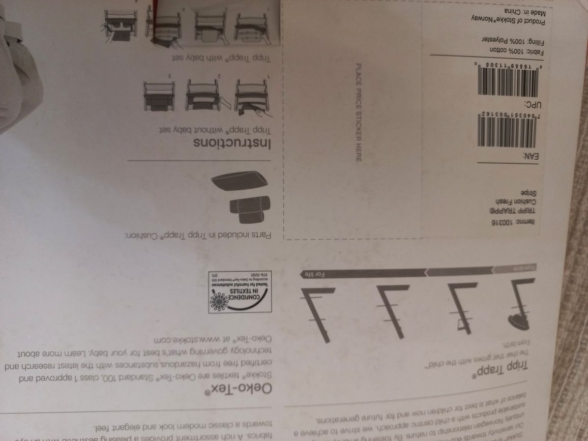 poduszki  na krzesełko krzesło oryginalne tirpp trapp  stokke