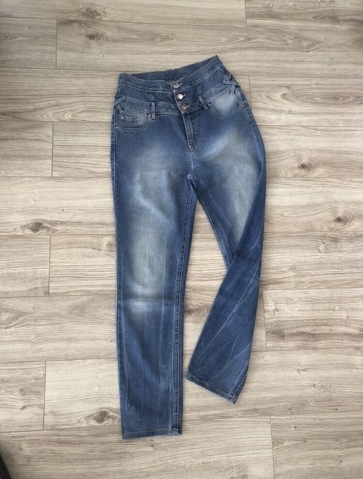 Spodnie MET in jeans 27 S/M wysoki stan jeans denim jeansowe włoskie