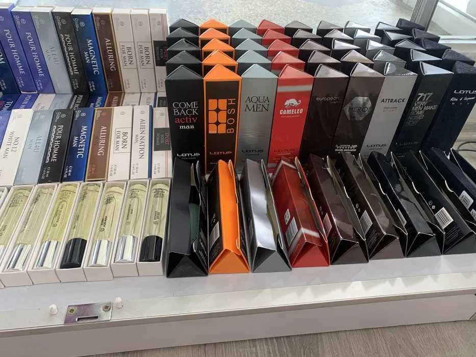 Perfumy 33ml 20 szt LISTA różne 5zł szt perfumetki męskie damskie