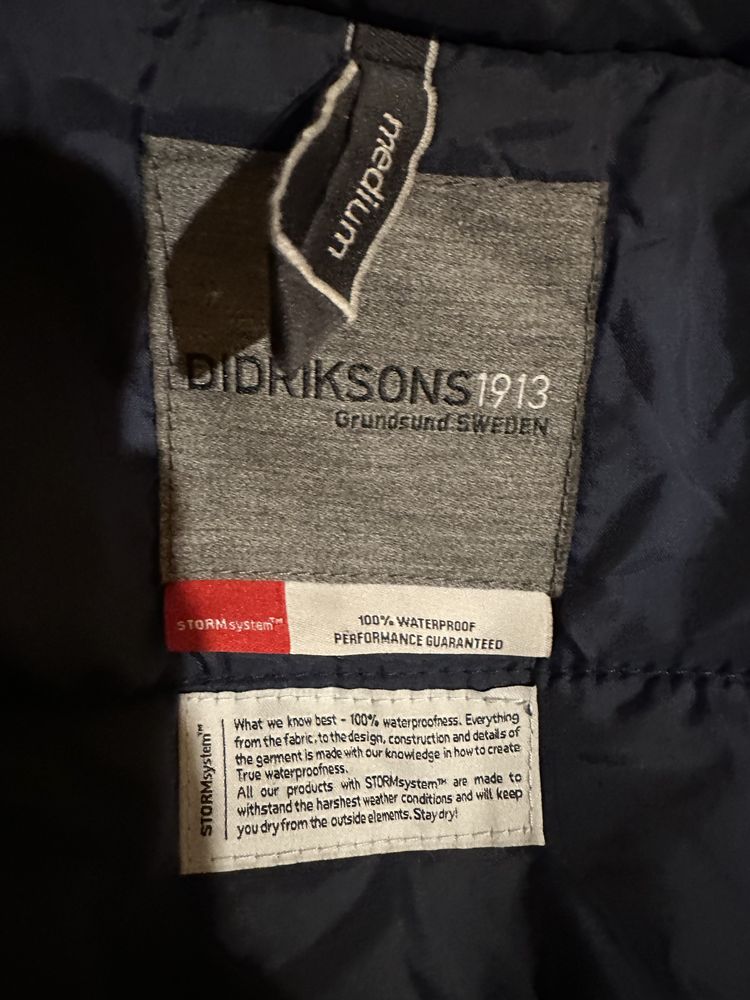 Kurtka Didriksons 1913 STORM SYSTEM 100% waterproof