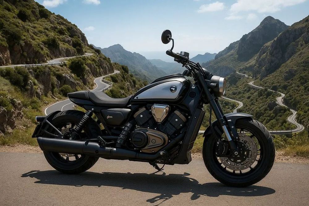 QJMOTOR SRV 600V BALCK WEEK QJMOTOR SRV600 Cruiser 68KM V4 ABS 2025 Dostawa